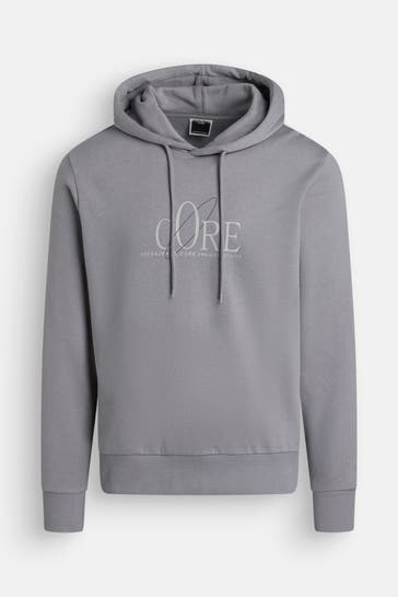 JACK & JONES Hoodie grau