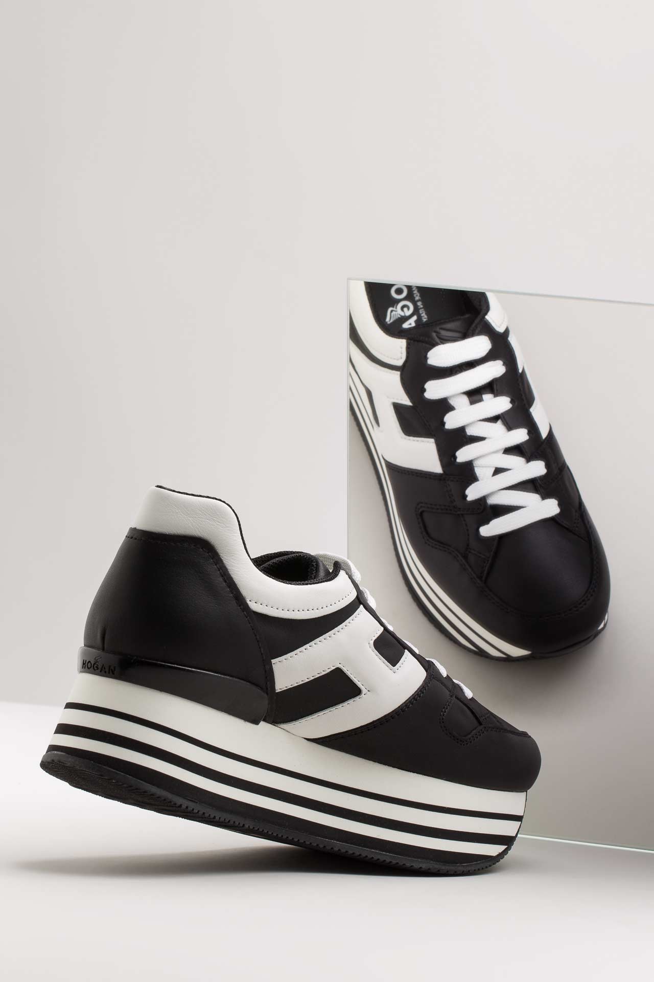 HOGAN Plateau Sneaker schwarz gunstig online kaufen Outletcity