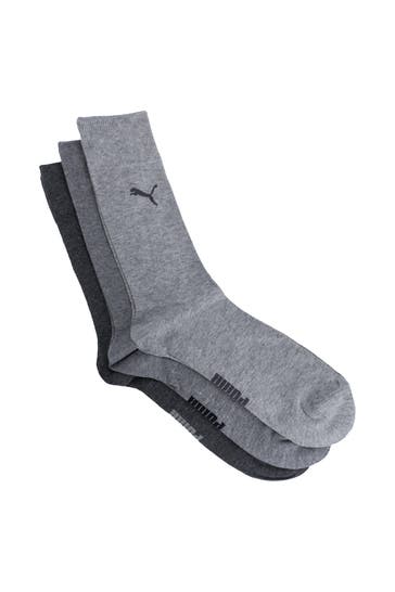 PUMA 3er-Pack Strümpfe grau