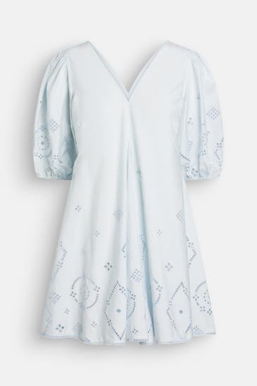 GANNI Kleid eisblau