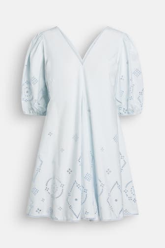 GANNI Kleid eisblau