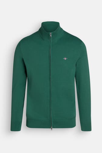 GANT Strickjacke dunkelgrün