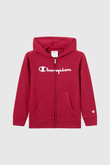 CHAMPION Sweatjacke weinrot
