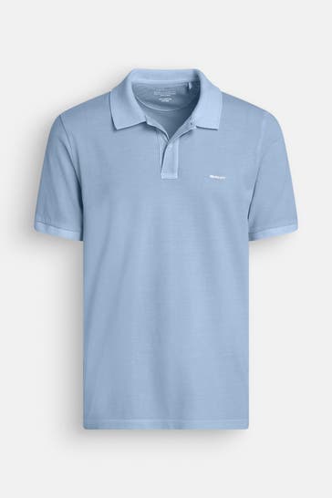 GANT Polo-Shirt taubenblau