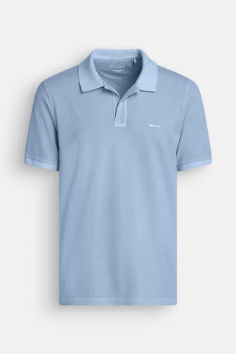 GANT Polo-Shirt taubenblau