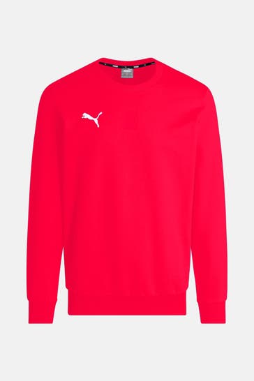 PUMA Sweatshirt 'teamGoal' rot