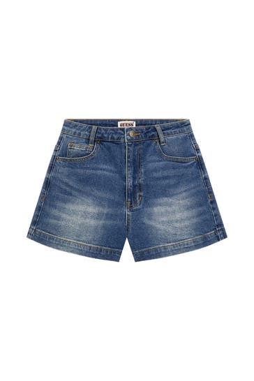 GUESS Jeansshorts blau