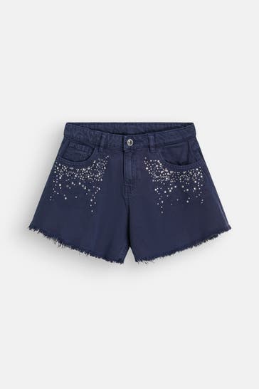 GUESS Jeansshort dunkelblau