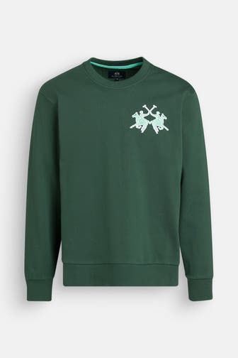 LA MARTINA Sweatshirt tannengrün
