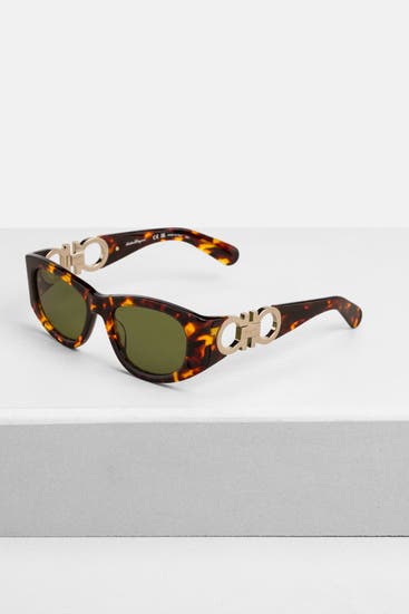 FERRAGAMO - Sonnenbrille tortoise