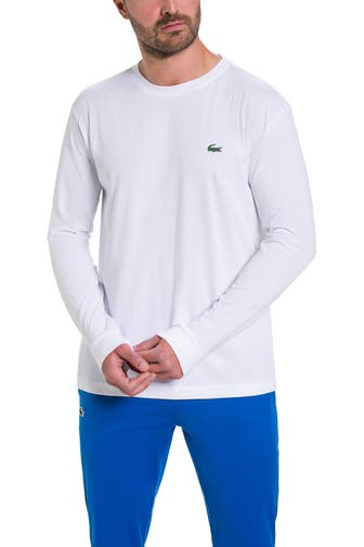 LACOSTE Longsleeve weiß