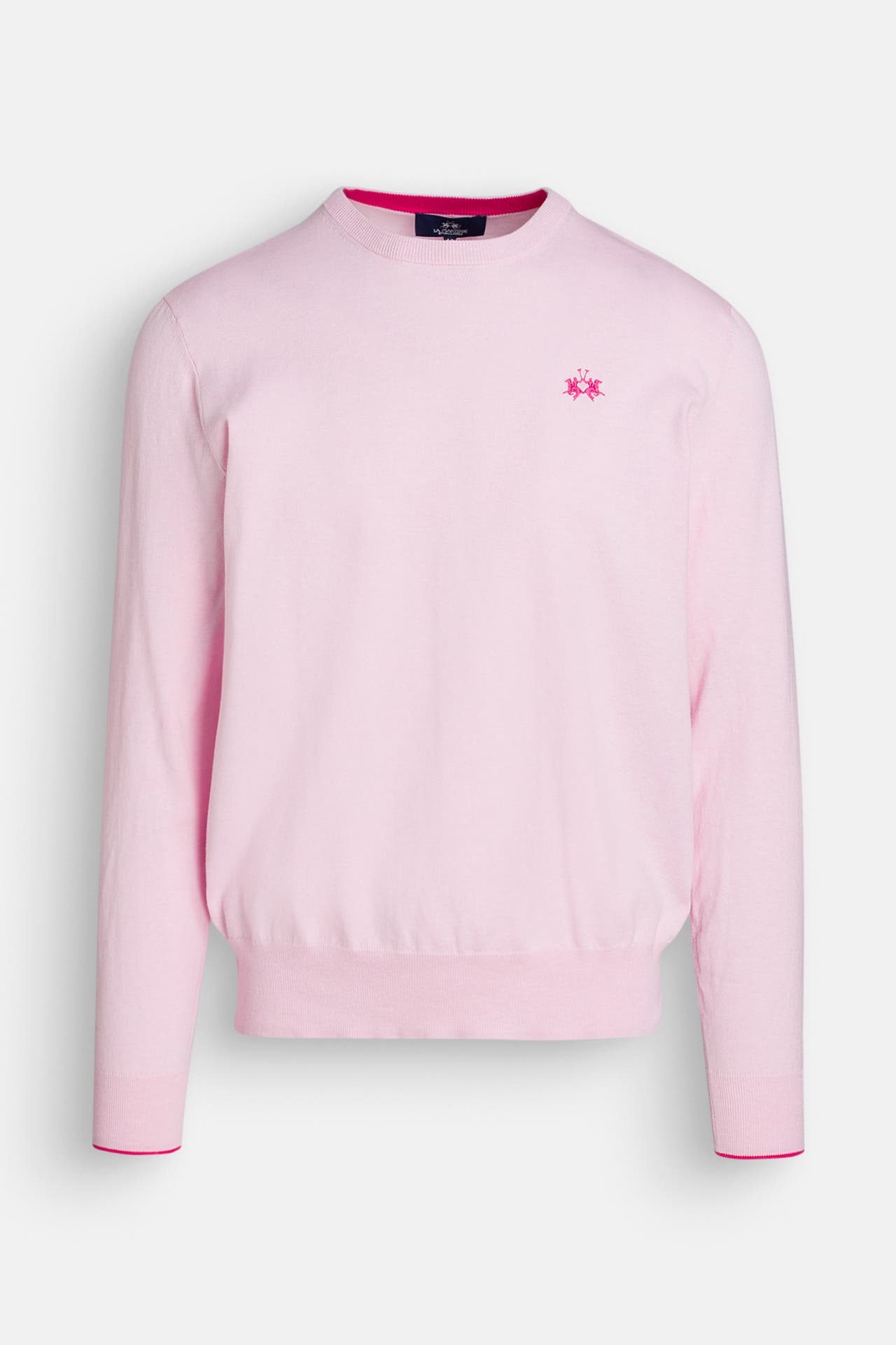 LA MARTINA Feinstrick-Pullover rosa, Bild 1