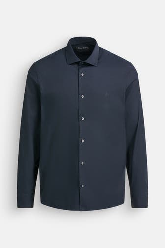 MARC O'POLO Casual-Hemd nachtblau
