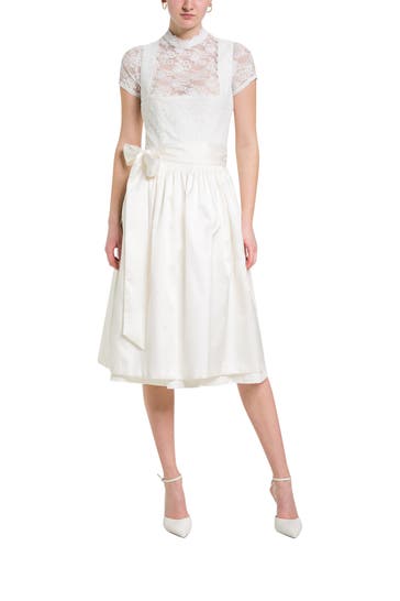 KRÜGER Dirnd 'Marketa 70cm' offwhite
