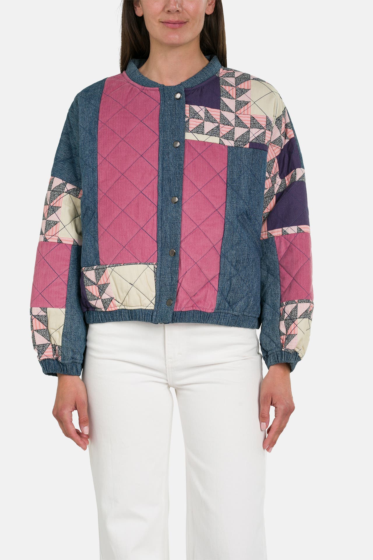 LOLLYS LAUNDRY Light-Steppjacke 'Lamall' gemustert, Bild 1