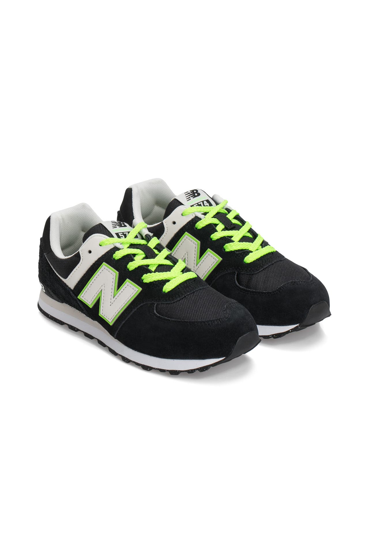 New balance 574 schwarz gelb discount
