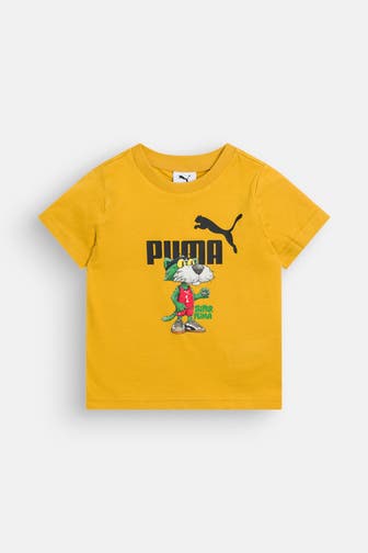PUMA T-Shirt senfgelb