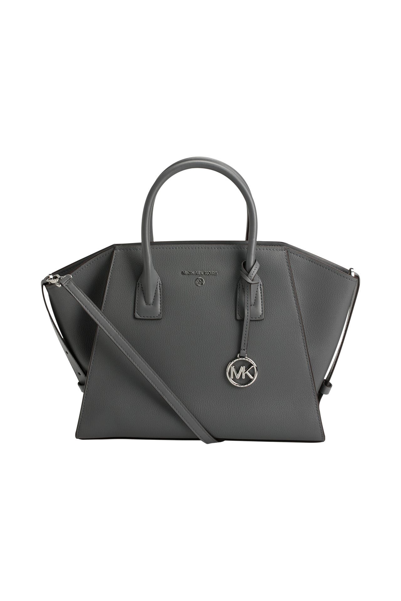 MICHAEL MICHAEL KORS Leder-Handtasche 'Avril' grau, Bild 1