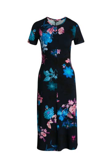 DESIGUAL Jersey-Kleid 'Bouquet' floral