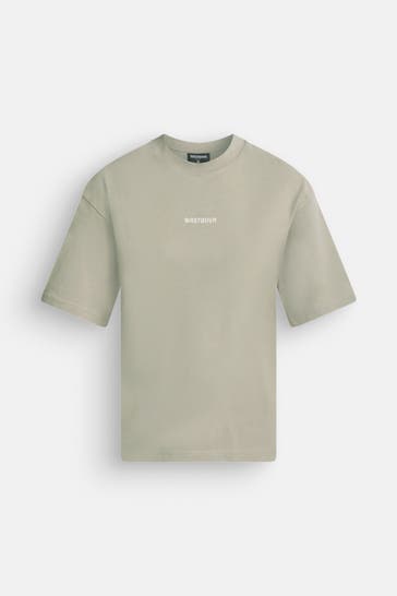 WRSTBHVR T-Shirt 'Nila' graugrün