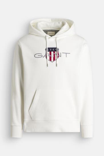 GANT Hoodie weiß