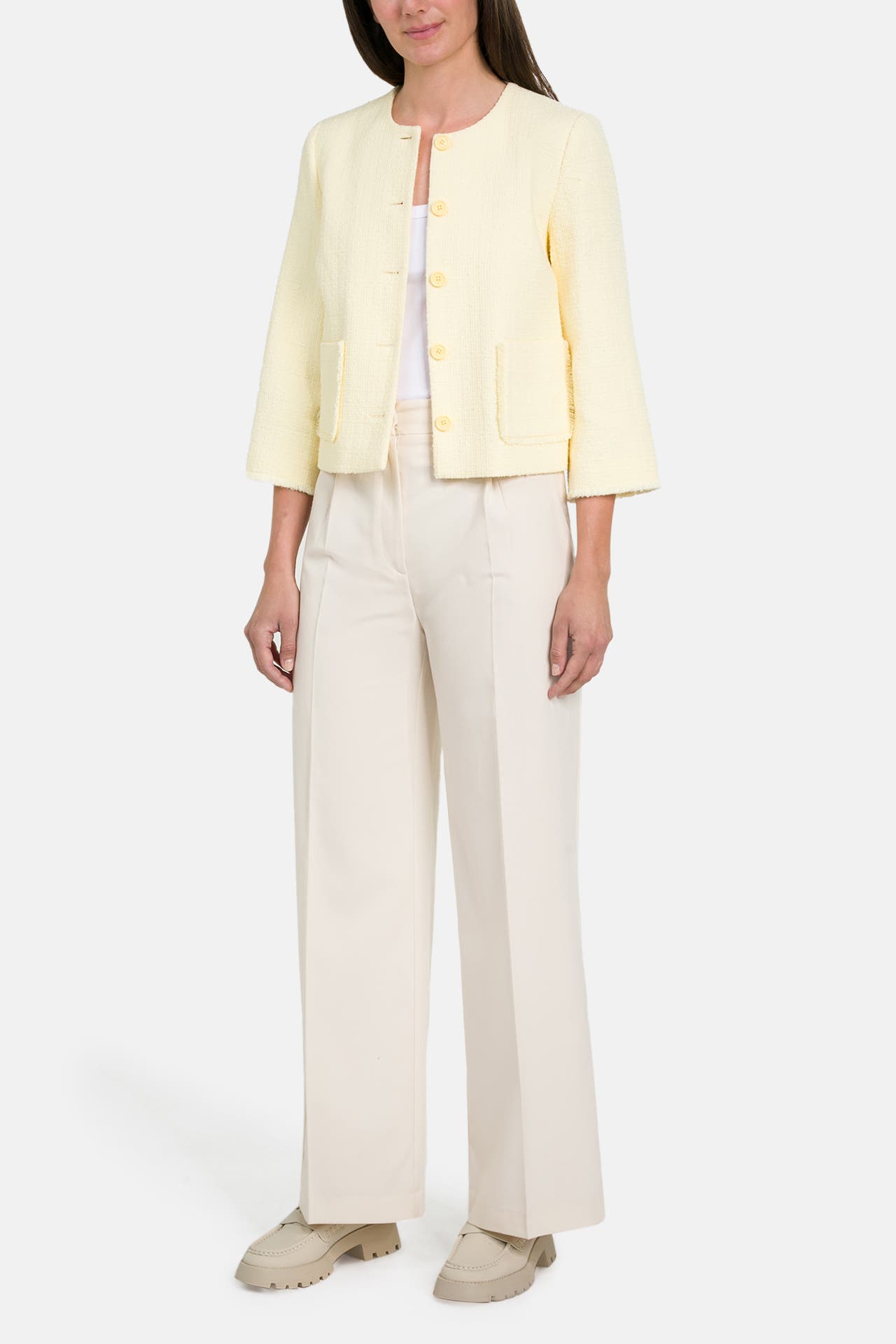 JOOP! Bouclé-Blazer 'Jovanna' gelb, Bild 1