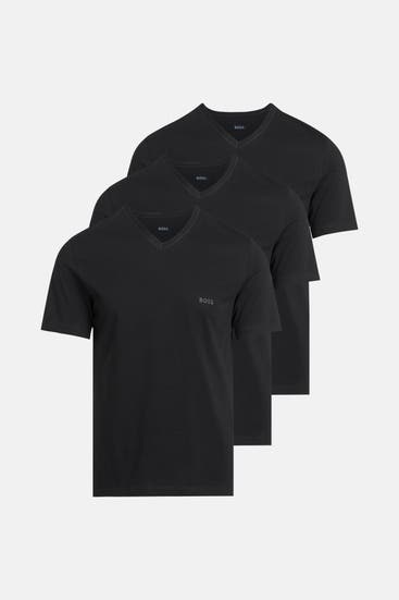 BOSS - 3er-Pack T-Shirt 'Experiance' schwarz