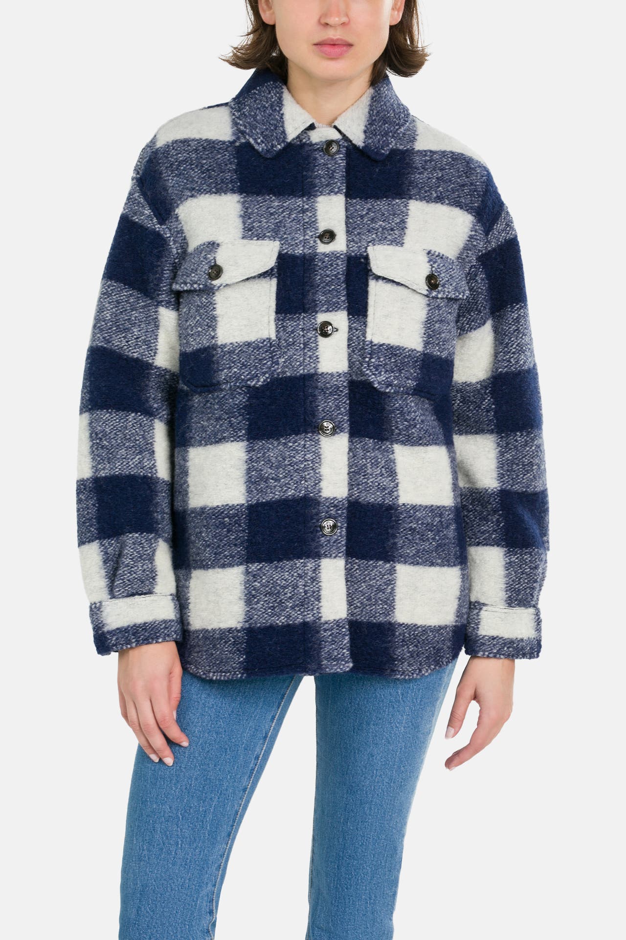 WOOLRICH Wollmix-Overshirt kariert, Bild 1