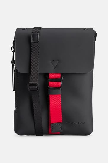 GASTON LUGA Umhängetasche 'Spläsh' schwarz