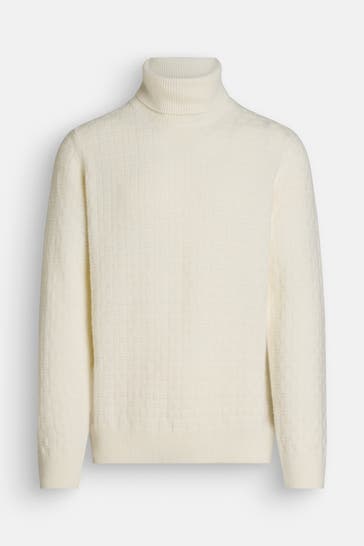 HECHTER Paris Rollkragenpullover ecru