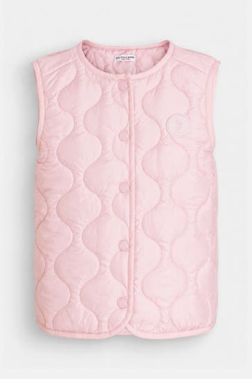 U.S. POLO ASSN. Light-Steppweste 'Aisha' rosa