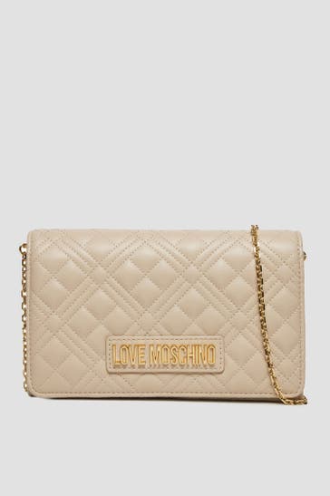 LOVE MOSCHINO Umhängetasche beige
