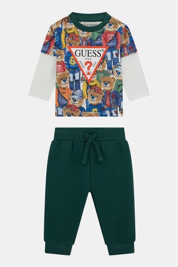 GUESS Set: Longsleeve und Sweatpants