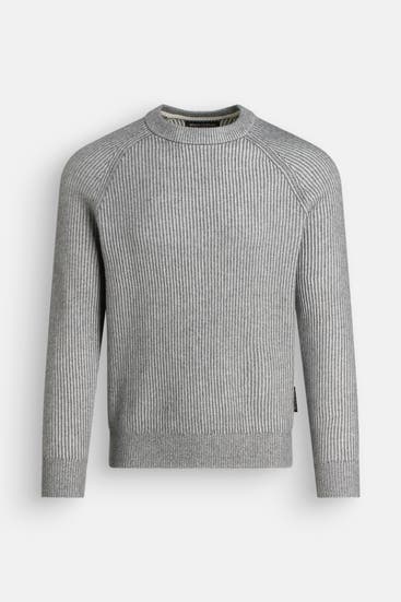 MARC O'POLO - Strickpullover grau