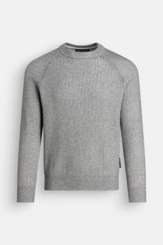 MARC O'POLO Strickpullover grau