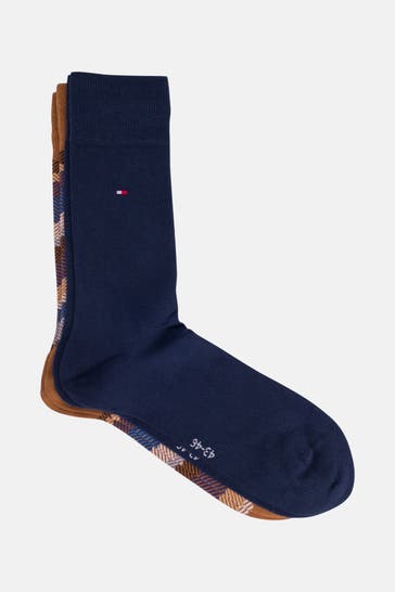 TOMMY HILFIGER 2er-Pack Strümpfe mehrfarbig