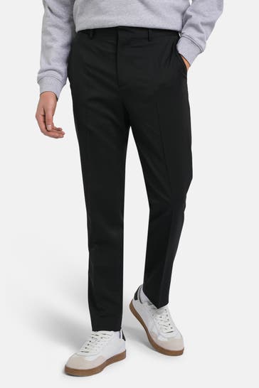 LACOSTE Chino schwarz slim