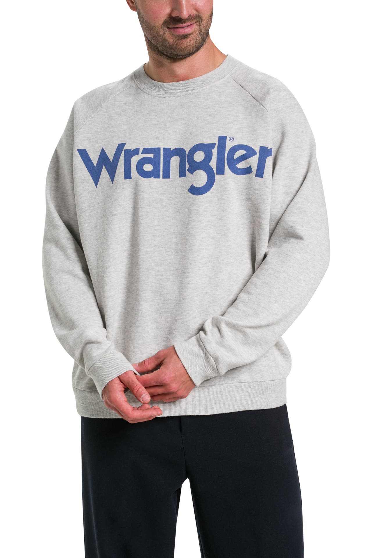 WRANGLER Sweatshirt hellgrau Unisex, Bild 1