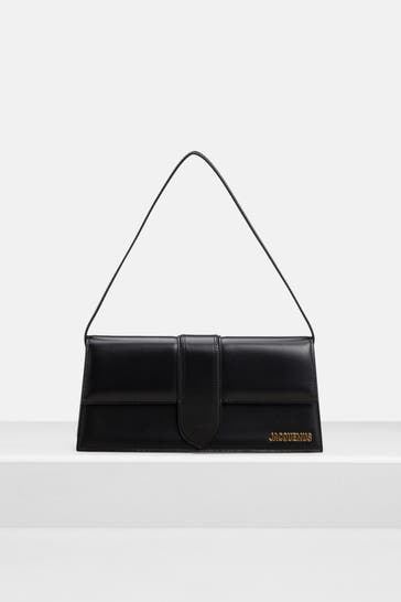 JACQUEMUS Schultertasche schwarz