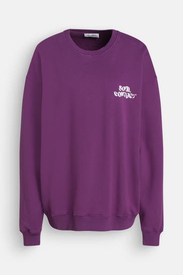 OH APRIL Sweatshirt pflaume