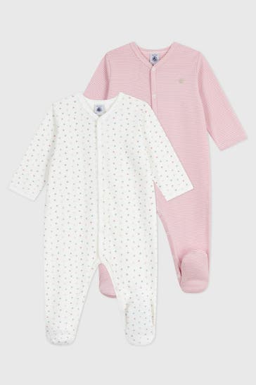 PETIT BATEAU 2er-Pack Strampler mehrfarbig