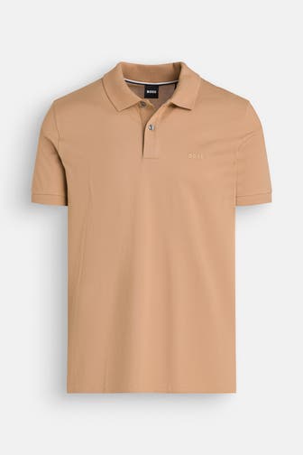 BOSS Polo-Shirt 'Pallas' beige