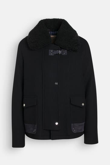 MABRUN Wollmixjacke 'Beata' schwarzblau