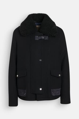MABRUN Wollmixjacke 'Beata' schwarzblau