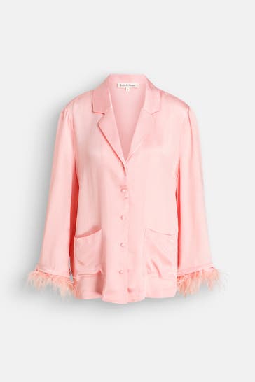 LOVE STORIES Pyjama-Oberteil 'Blanca' lachs