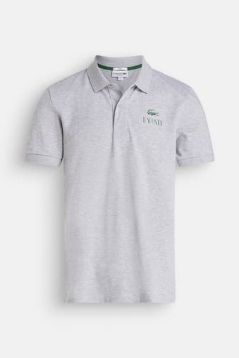 LACOSTE Polo-Shirt hellgrau