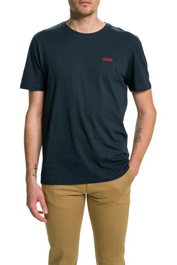 HUGO T-Shirt 'Dero' dunkelblau