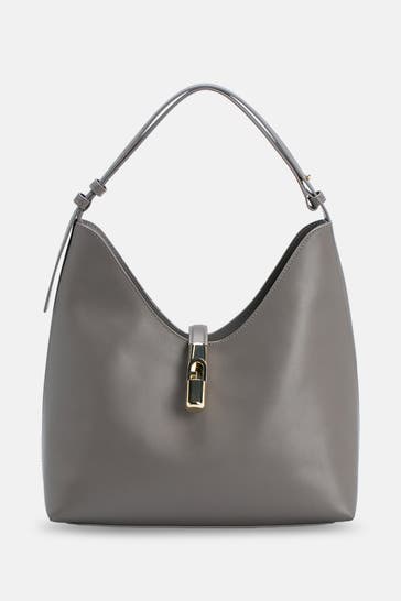 FURLA Schultertasche 'Goccia M' dunkelgrau