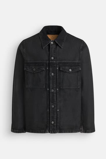 7 FOR ALL MANKIND Jeansjacke 'Fire' schwarz