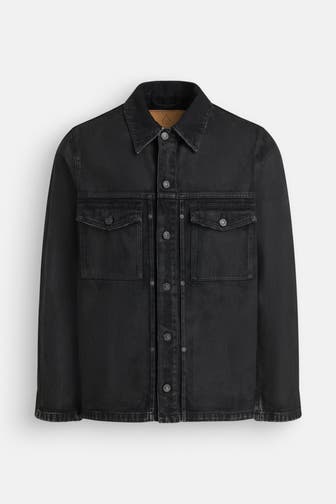 7 FOR ALL MANKIND Jeansjacke 'Fire' schwarz